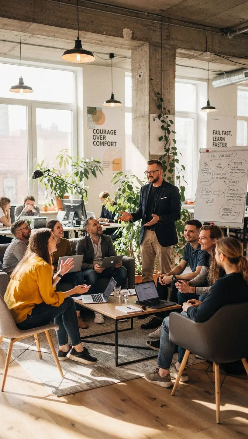 Sieviete, kas piedalās personīgās izaugsmes seminārā, apzināti attīstot pozitīvu domāšanu.